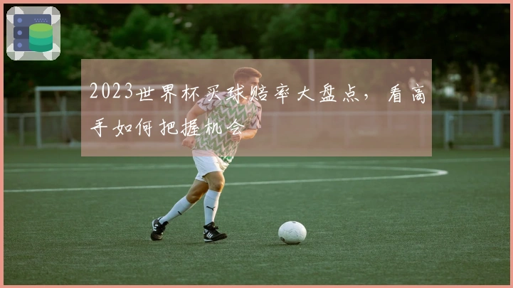 2023世界杯买球赔率大盘点，看高手如何把握机会